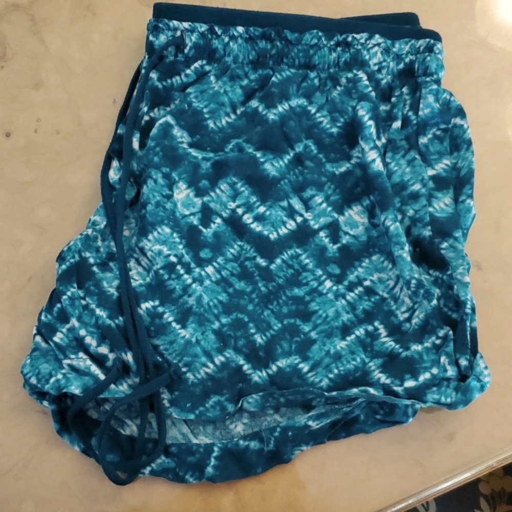 Gilligan & O'Malley Target women's pajama shorts large teal